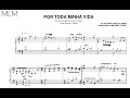 Fred Hersch - Por Toda Minha Vida - Transcription
