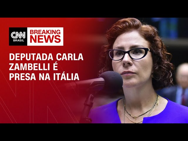 Carla Zambelli é presa na Itália | CNN 360º