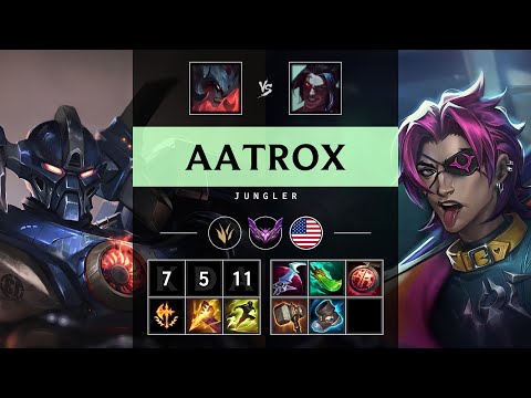 Aatrox Jungle vs Kayn - NA Master Patch 25.18