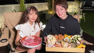 てんちむが青汁ヒルズに住むことになったので、最高のBBQで歓迎しました!