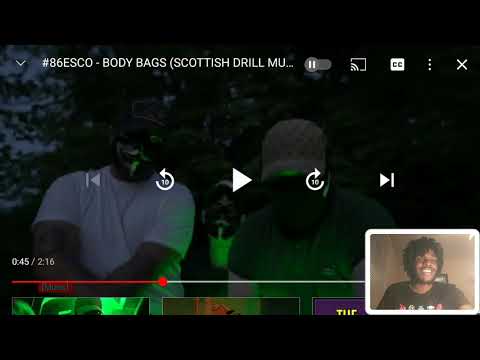 86 Esco Body Bags Scottish Drill Music Video Reaction | He Spazz