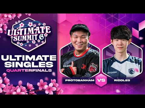 ProtoBanham vs Riddles - Quarters Ultimate Summit 6 - SSBU Singles | Min Min,Lucina vs Kazuya,Terry