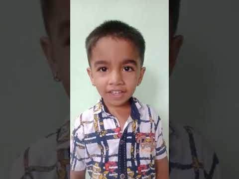 Pradnesh tells the spelling of number 1 to 20.