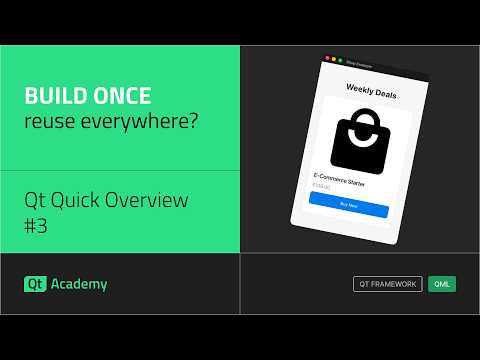 Building Custom QML Components | Qt Quick Overview #3