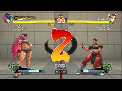 USFIV~ Poison (BrolyLegs) vs.  Chun-li (m1nica) HD
