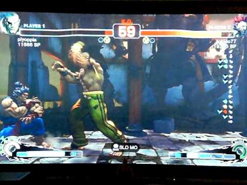 Tokido [Akuma] vs AFG [Sagat] SUPER STREET FIGHTER 4 - Japanese Online Ranked Matches