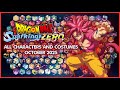 DRAGON BALL Sparking ZERO All Characters Costumes October 2025 4K 60FPS
