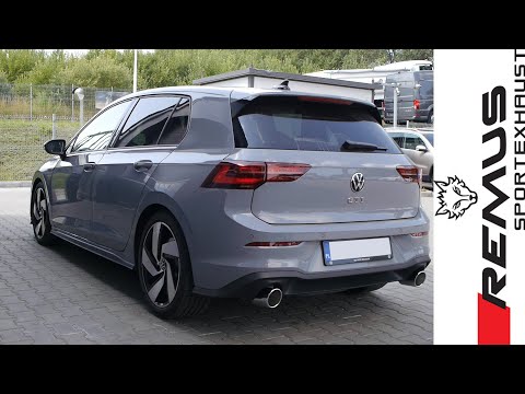 VW Golf 8 GTI | Wydech Remus GPF-Back Racing exhaust | Wydechowe.pl