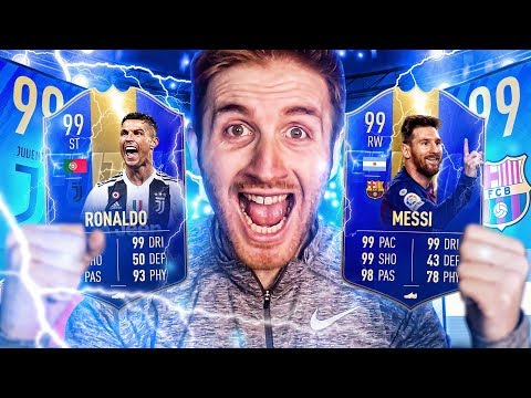 I PACKED TOTS RONALDO AND TOTS MESSI IN 1 PACK!