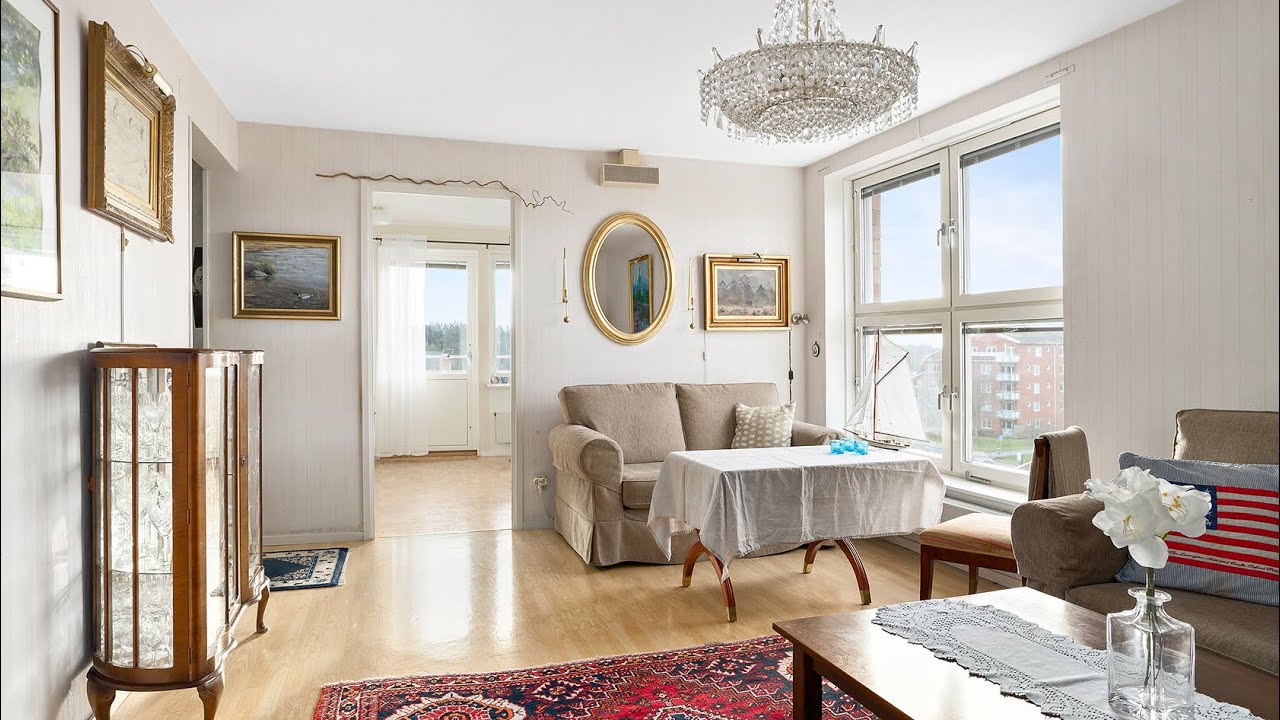 2 rum Lägenhet på Drottning Kristinas väg 53G Flygfältet Norrtälje kommun - video