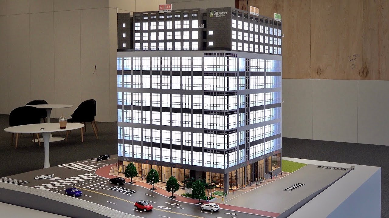 Large High-rise Building Model Production. Korean Model Building Techniques