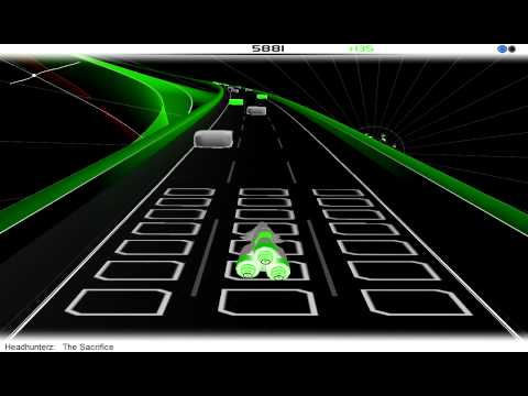 Headhunterz - The Sacrifice (with Audiosurf)