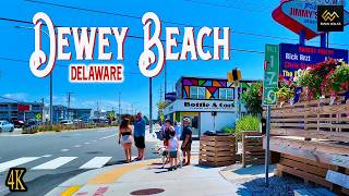 Dewey Beach Delaware 4K Walk