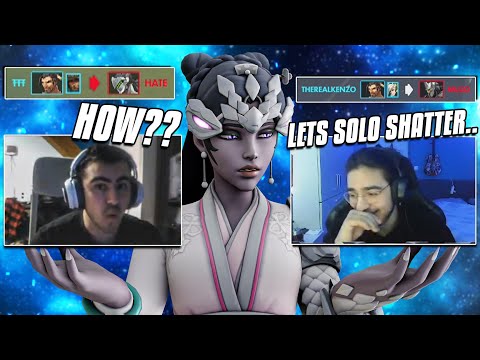Overwatch streamers reaction to me killing them with Widowmaker/Hanzo