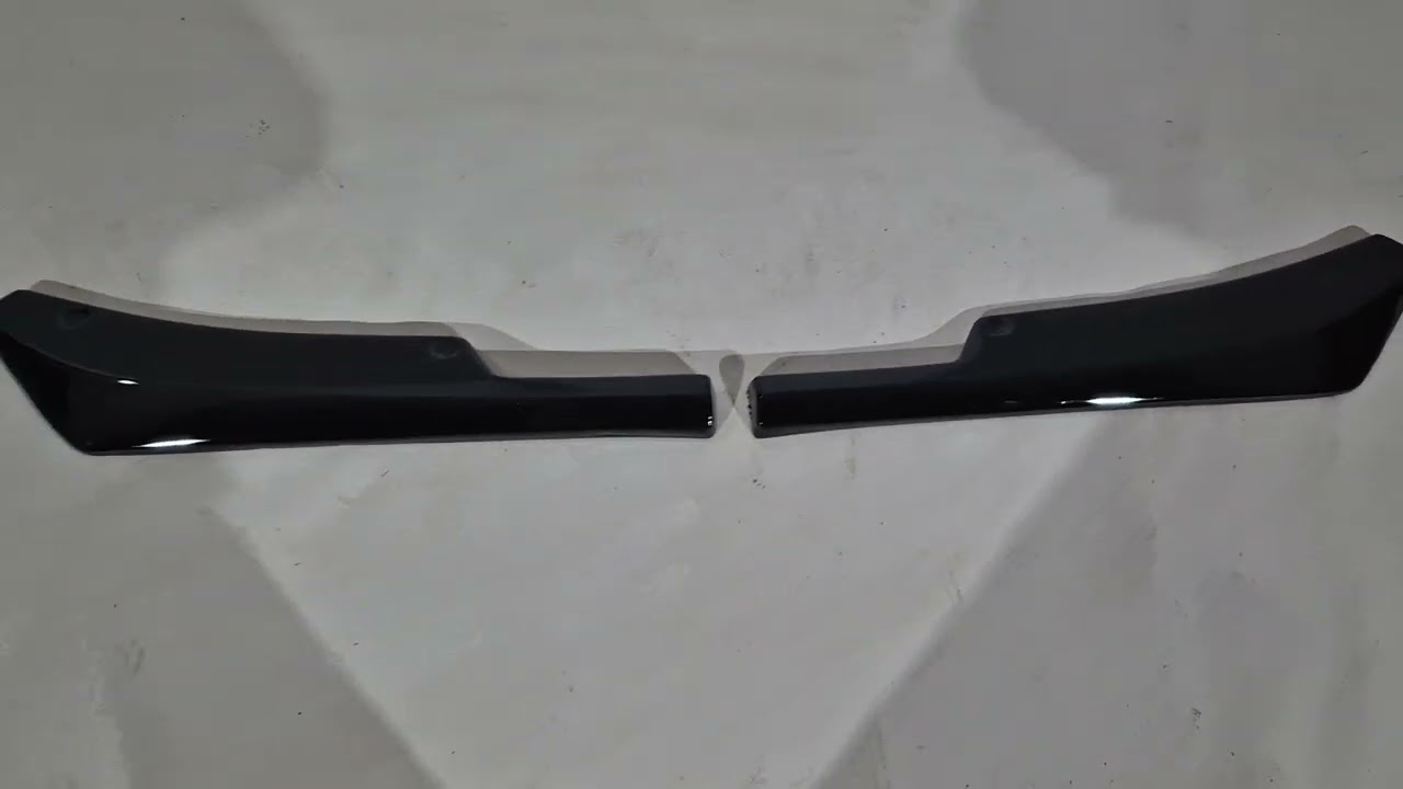 Универсальная накладка Flap на задний бампер DPT (ABS) (2шт) (Черный глянец) Video 1