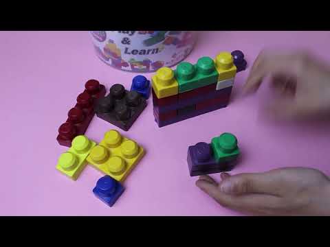 مجموعة مكعبات اللعب والتعلم للأطفال video