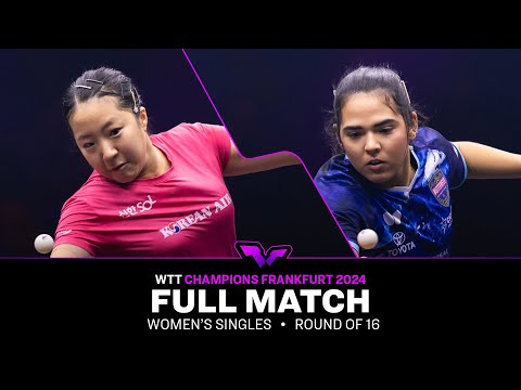FULL MATCH | Shin Yubin vs Adriana Diaz | WS R16 | #WTTFrankfurt 2024