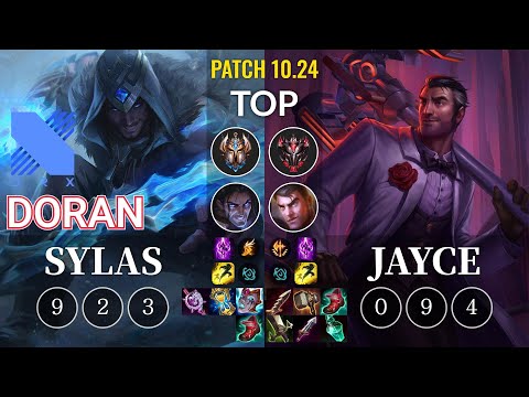 DRX Doran Sylas vs Jayce Top - KR Patch 10.24