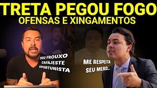 PEGOU FOGO AO VIVO! CONFUSÃO ESCALOU PRA OFENSAS PESSOAIS entre Paulo Figueiredo e Jeffrey Chiquini 