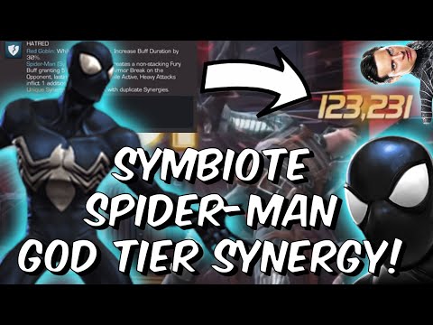 Symbiote Spider-Man now has GOD TIER Damage with Red Goblin Synergy!!! - Marvel Contest of Champions