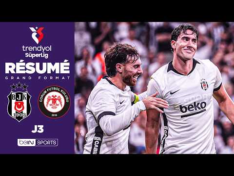 Résumé : VLAHOVIC démarre par un TRIPLÉ, BESIKTAS écrase le Çorum FK !