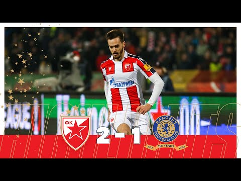 Crvena zvezda - Rendžers 2:1, highlights