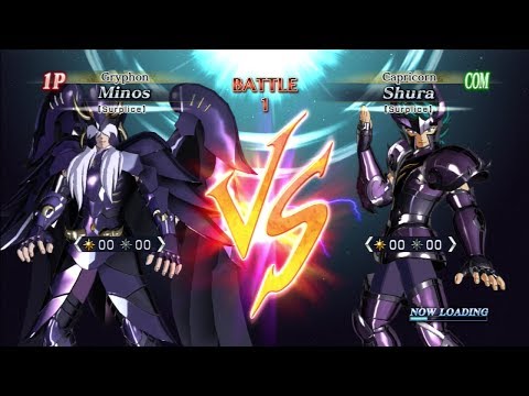 Saint Seiya Brave Soldiers - Orb Battle - Griffon Minos vs Capricorn Shura (Surplice)