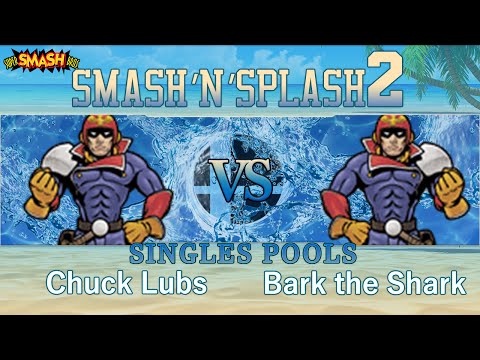 Smash'N'Splash 2 - Chuck Lubs (Captain Falcon) vs Bark the Shark (Captain Falcon) - Singles Pools