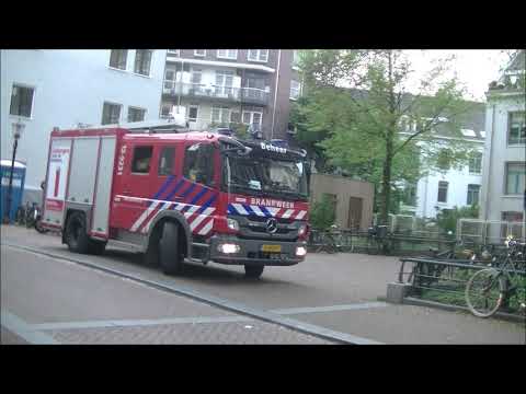 2X Brandweer hendrik autospuit naar meldingen in Amsterdam + beelden tp