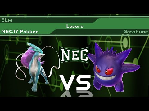 NEC17 Pokken Top 16 - [Losers] ELM vs Sasahune