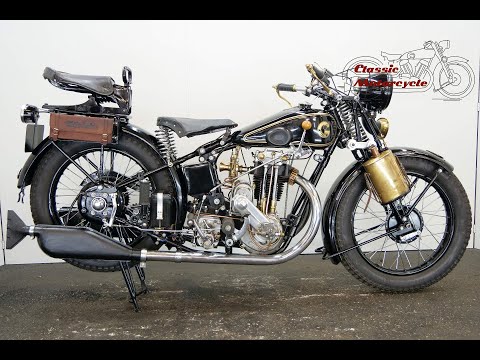 Göricke MS 1 1928 347cc 1 cyl ohv MAG - starting up