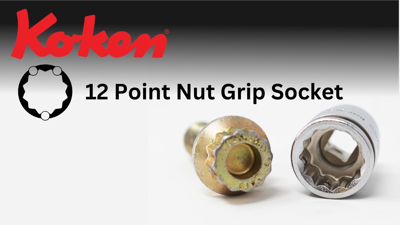 1/4 Sq. Dr. 12 point NUT GRIP® Socket Set 7/32 9/16 9 pieces Ko