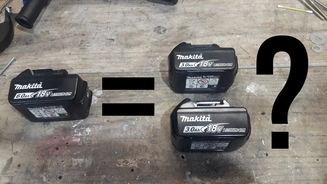 Watch video Tool Batteries: More Ah = More Power!! Now Tool Batteries: More Ah = More Power!!