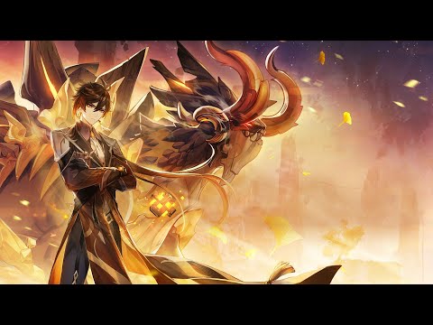 Genshin Impact - Azhdaha, Sealed Lord of Vishaps BOSS FIGHT (Lvl 90 Difficulty) ft. Geo Party