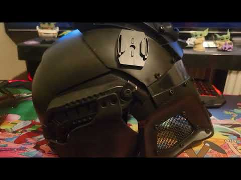First look at the completed mando helmet