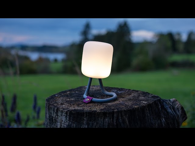 Video teaser for Campo Libre Campinglampe LENI – 200 h Laufzeit, dimmbar & regenfest