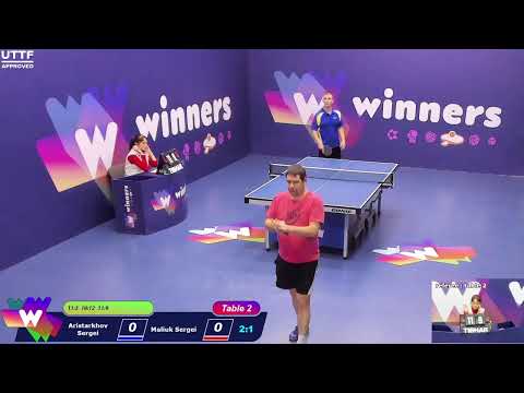 WINners CUP table 2  01.11 Aristarkhov Sergei - Maliuk Sergei  22:00