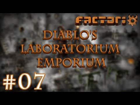 Factorio - Diablo's Laboratorium Emporium Part 07: The Live Stream