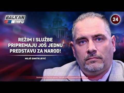 INTERVJU: Miloš Dimitrijević – Režim i službe pripremaju još jednu predstavu za narod! (9.9.2025)