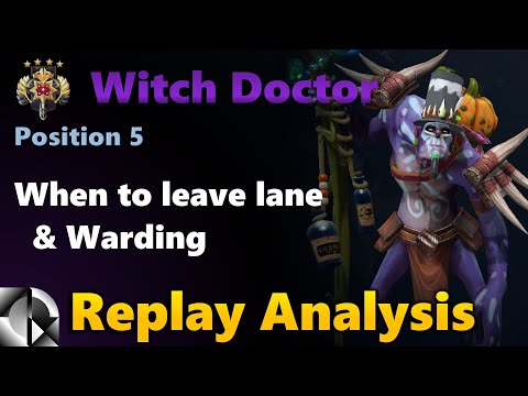 Replay Analysis: Witch Doctor 5 Support - Legend 4 | Dota 2 7.28c