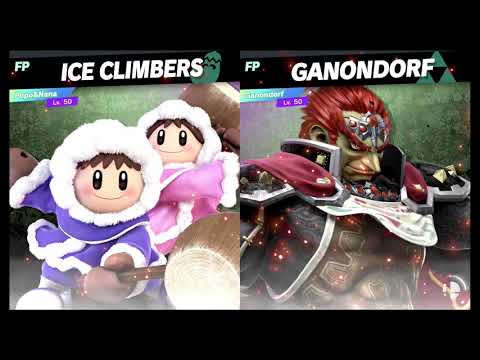 Super Smash Bros Ultimate Amiibo Fights – 3pm Poll Ice Climbers vs Ganondorf