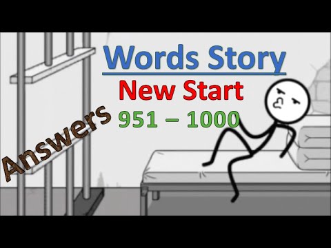 New Start | Day 951 - 1000 | Answers Provided | Words Story