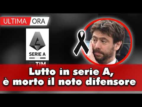 Lutto in serie A, é morto il famoso difensore Italiano pochi minuti fa.