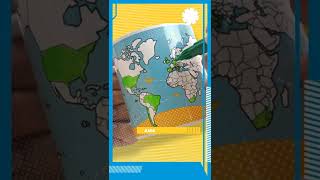 Caneca Mapa-Múndi e Mapa do Brasil para colorir os lugares visitados! Loja Viagema #shorts