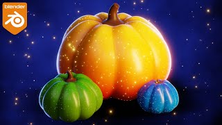 Stylized Hand Painted Pumpkins 🎃 (Blender Tutorial)