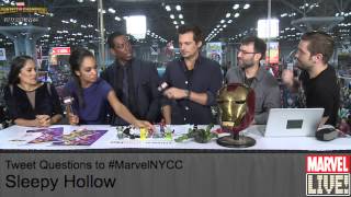The Cast of Sleepy Hollow Stop By Marvel LIVE! and Talk Cosplay at NYCC 2014