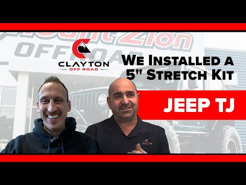 Installing a Clayton 5" Stretch Kit on a Jeep TJ | Mike & Clayton Walters Break It Down!
