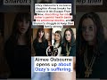Aimee Osbourne opens up about Ozzy’s suffering. #usa #shorts #celebritynews