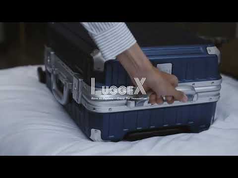 NOBL Travel Carry On Luggage, Noble Zipperless Aluminum Frame PC Hard Shell Suitcase