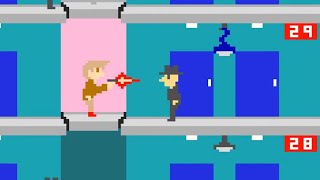 Casual Longplay: Elevator Action (Arcade version) gameplay session for 1 Player